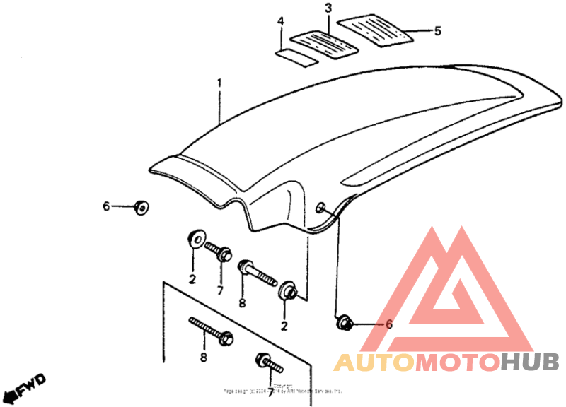 Rear fender 81