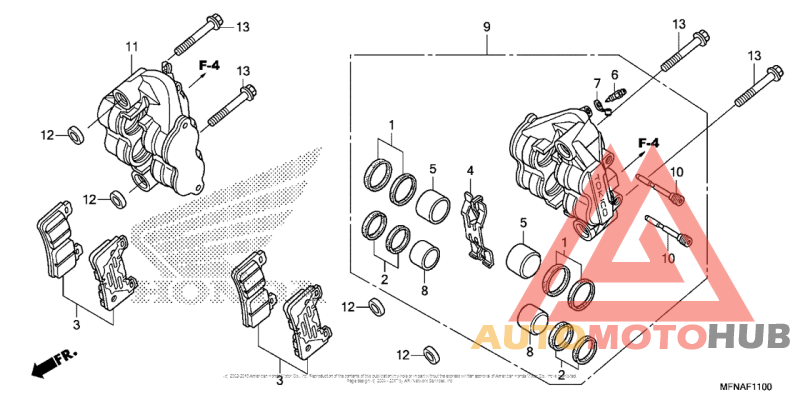 Передний суппорт