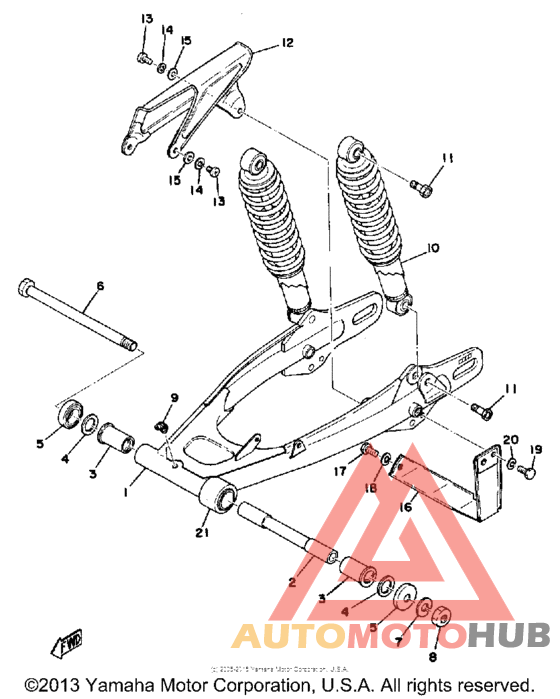 Rear arm-rear cushion