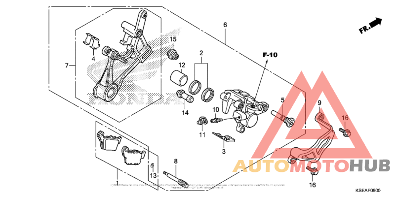 Задний суппорт