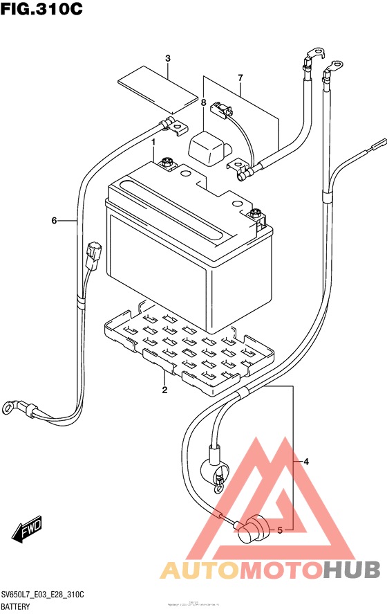 Battery (Sv650Al7 E28)