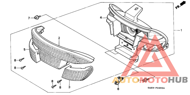 Rear combination dummy