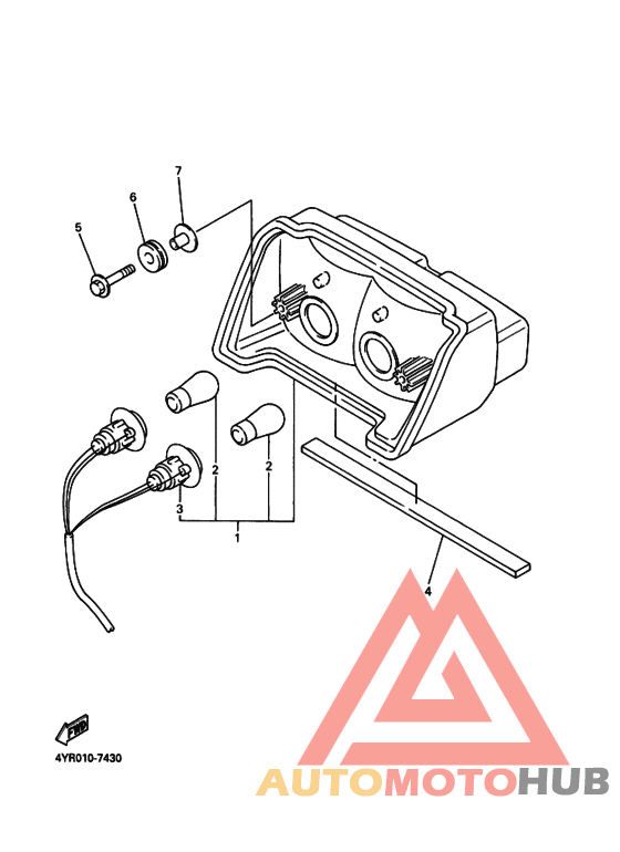 Taillight unit ass`y