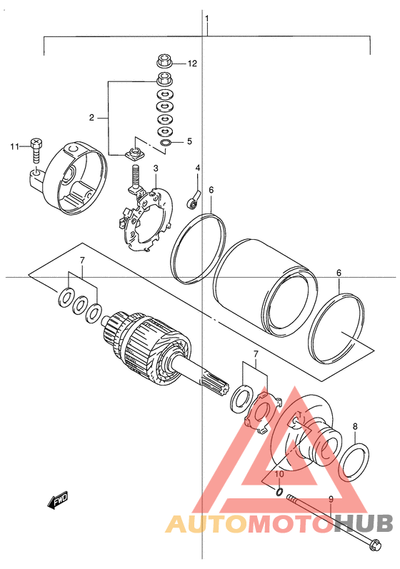 Стартерный мотор