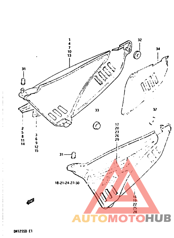 Обтекатель задний