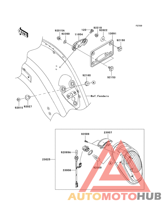Taillight unit ass`y