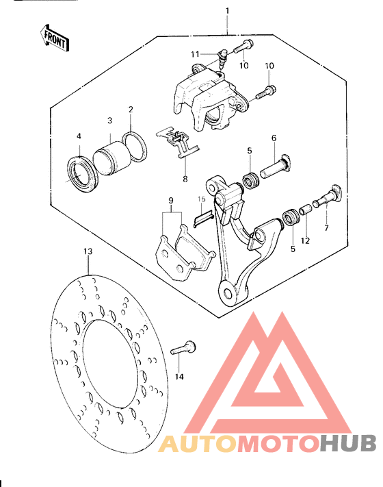 Передний суппорт