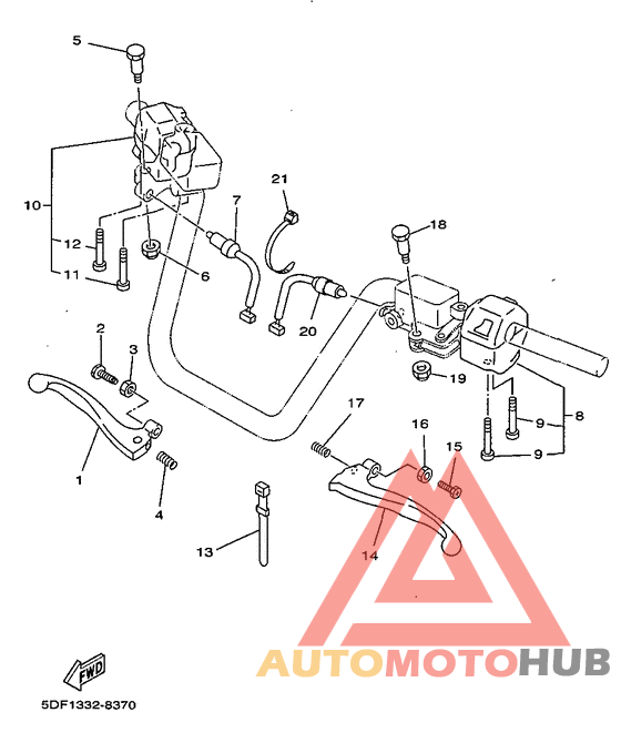 Handle switch. lever