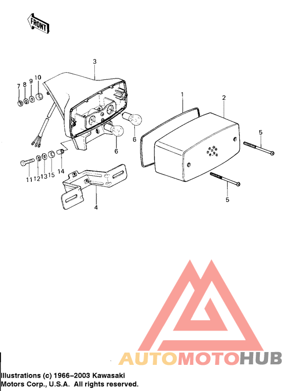Taillight unit ass`y