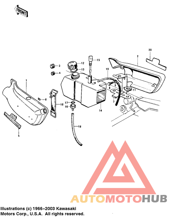 Side covers/oil tank