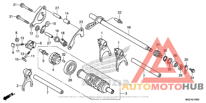 Gearshift Drum (1)