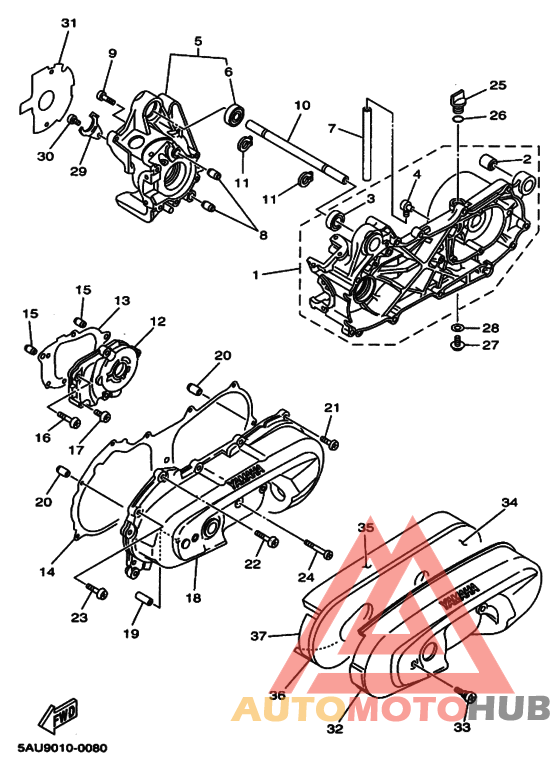 Картер двигателя
