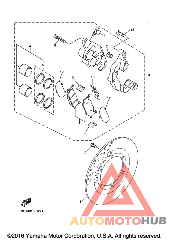 Передний суппорт