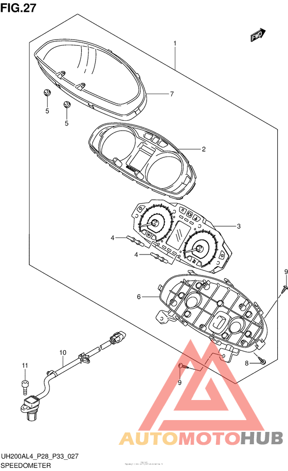 Speedometer (Uh200Al4 P28)