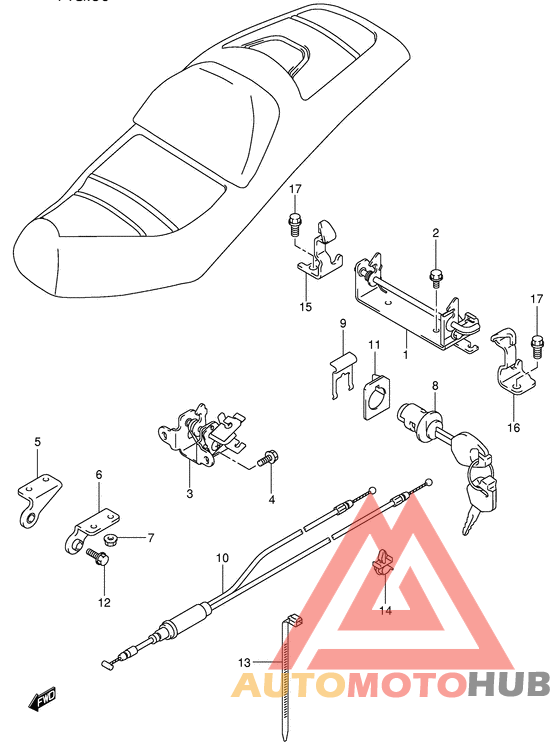 Seat support bracket