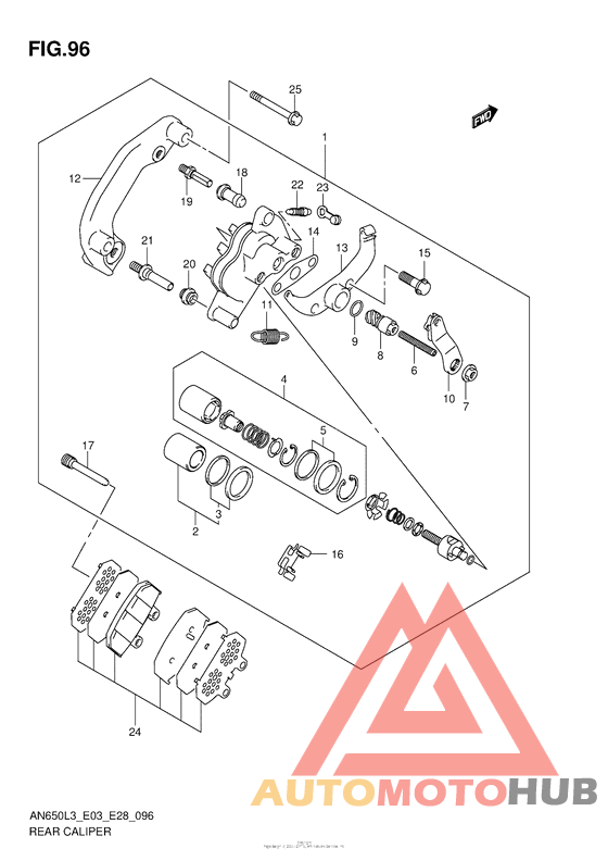 Задний суппорт