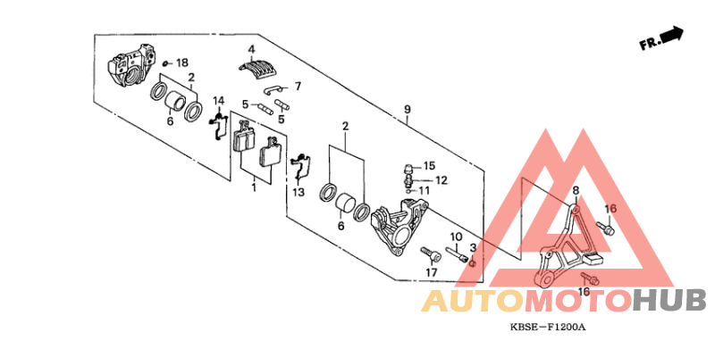 Задний суппорт