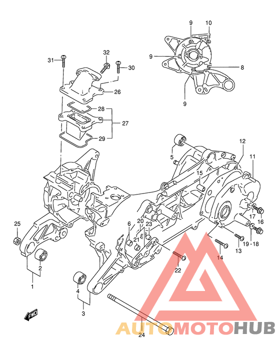 Картер двигателя