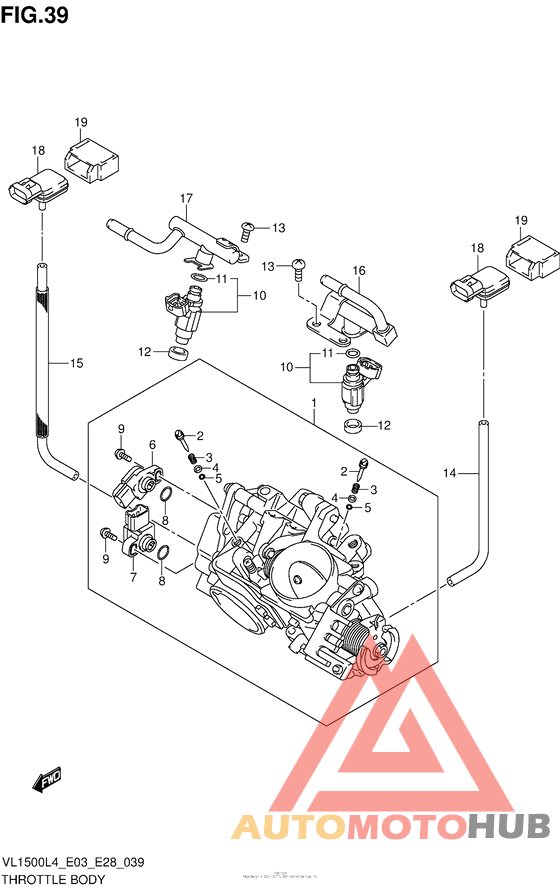 Throttle Body (Vl1500Bl4 E03)