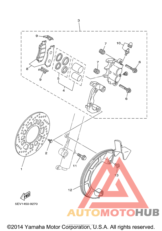 Передний суппорт