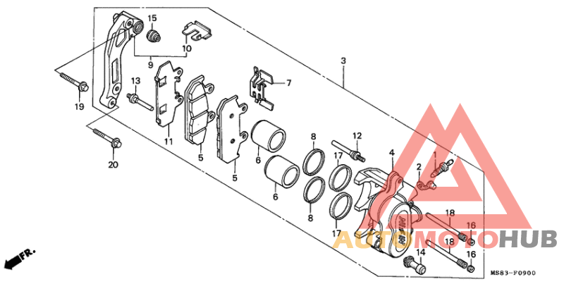 Передний суппорт