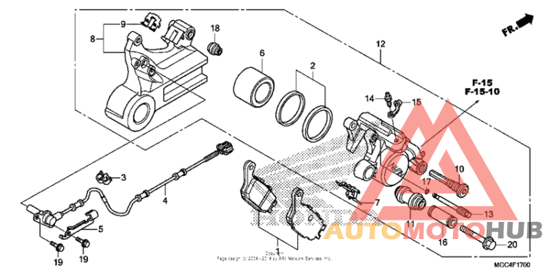 Задний суппорт