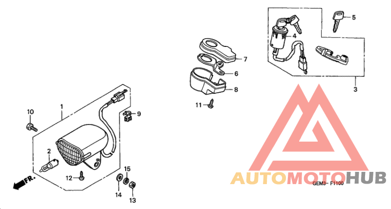 Headlight/ combination switch