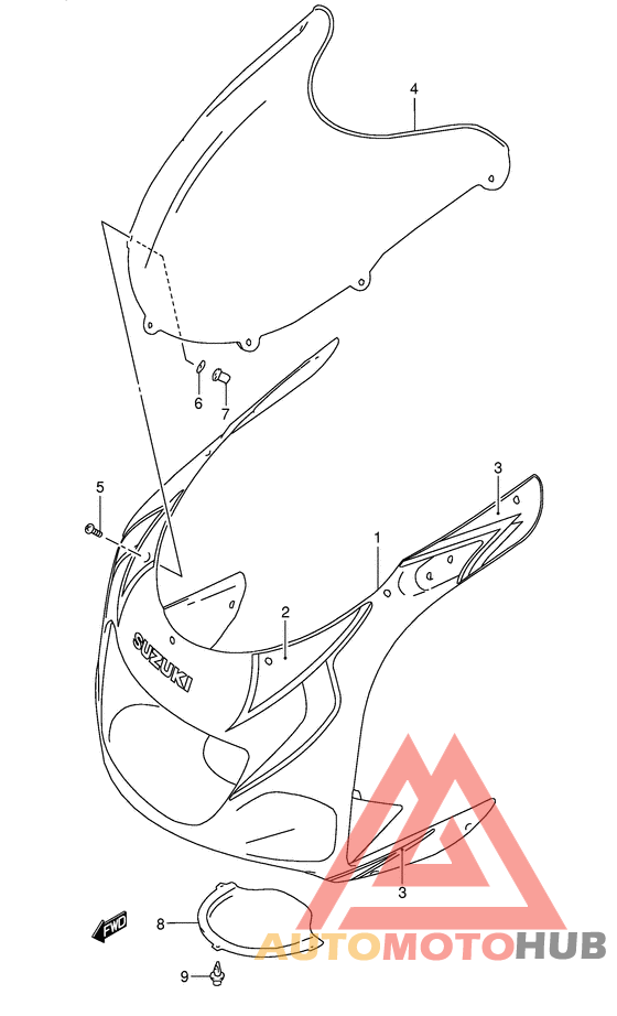 Cowling body
