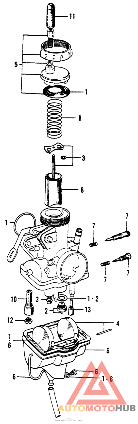 Carburetor i (keihin) s90