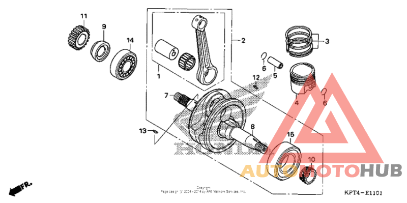 Crankshaft + piston (2)