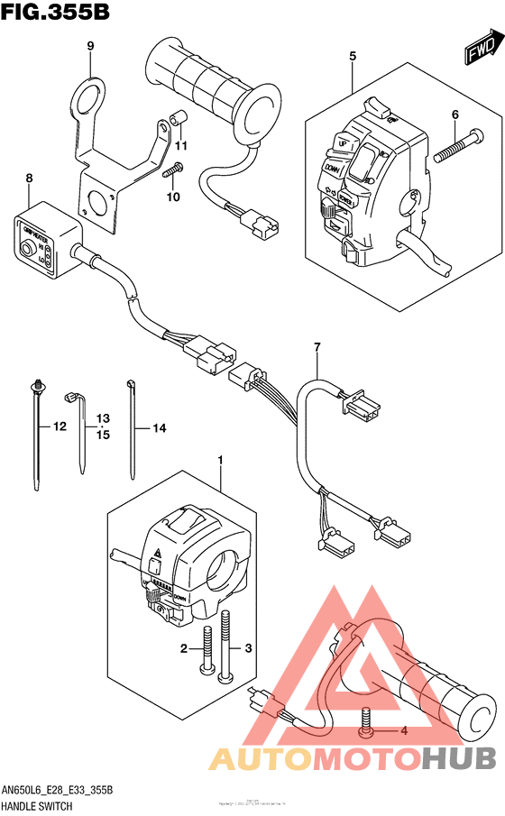 Handle Switch (An650Zl6 E28)