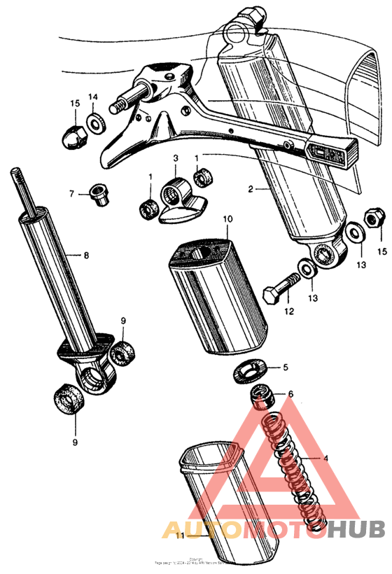 Задние амортизаторы