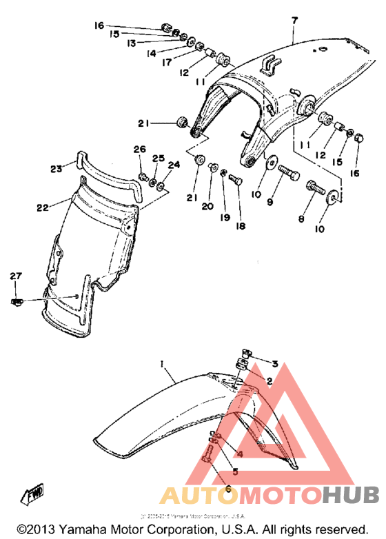 Front fender - rear fender