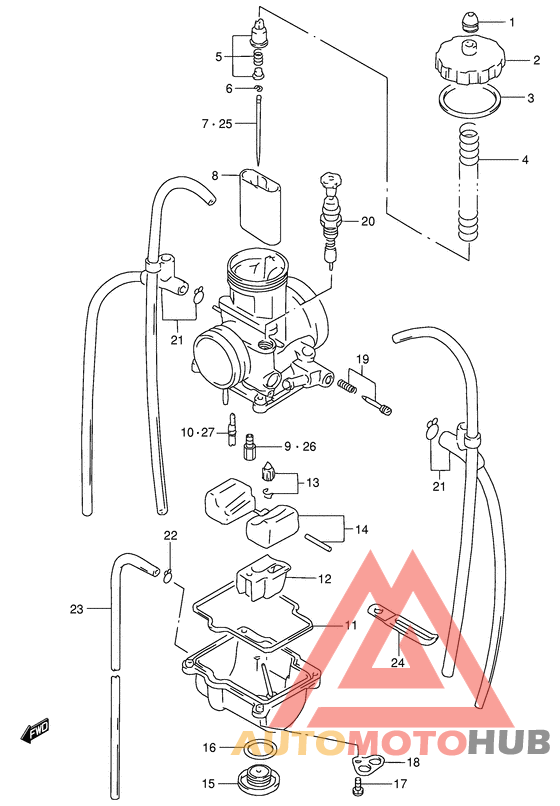 Carburetor assy