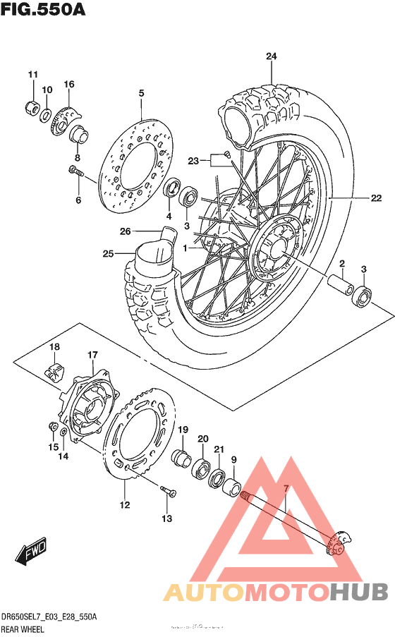Переднее колесо