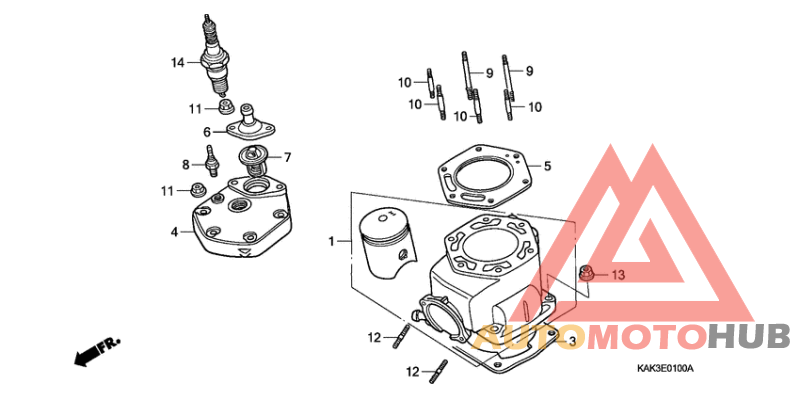 Cylinder/cylinder head
