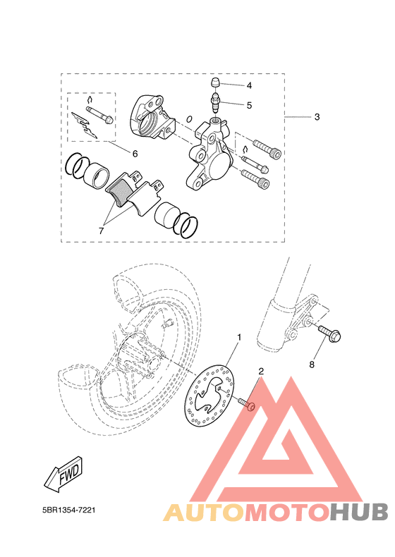Передний суппорт