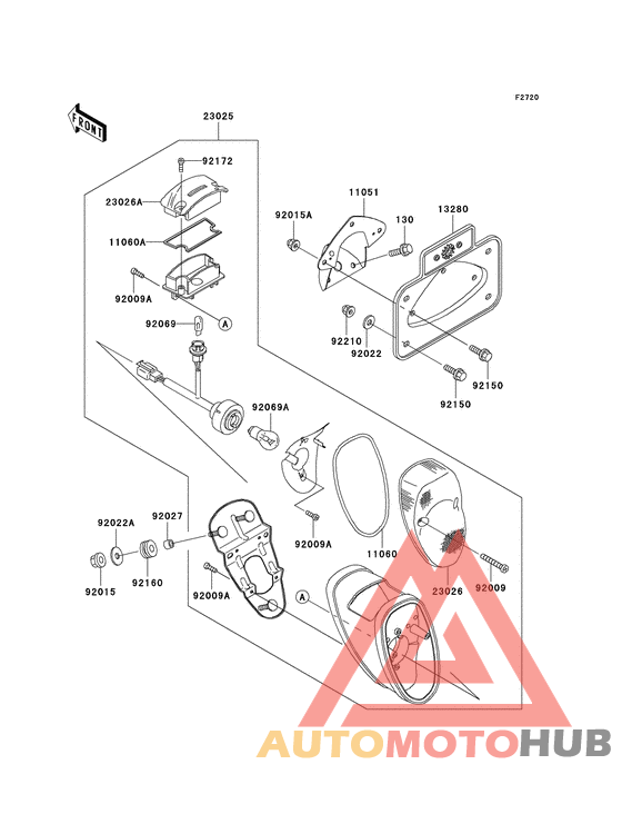 Taillight unit ass`y