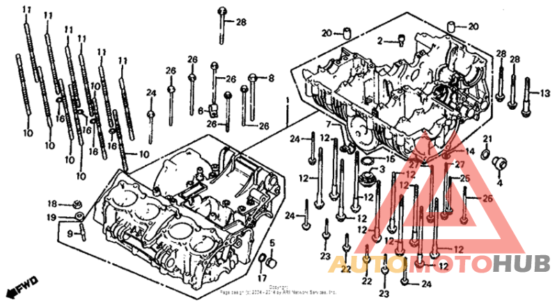 Картер двигателя