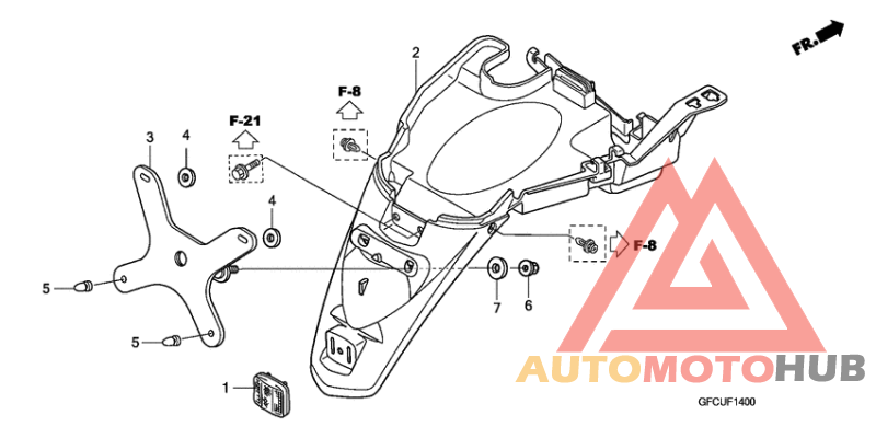 Заднее крыло