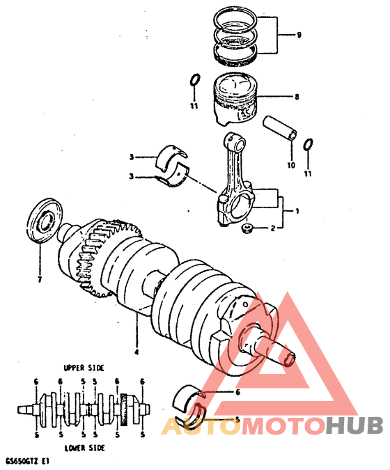 Вал коленчатый