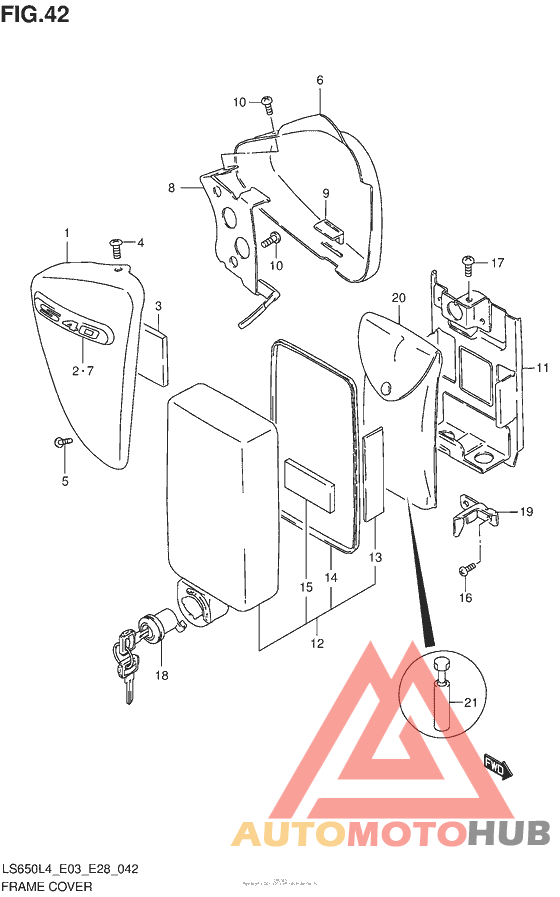 Обтекатель рамы