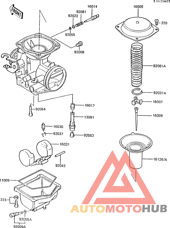 Карбюратор в разборе