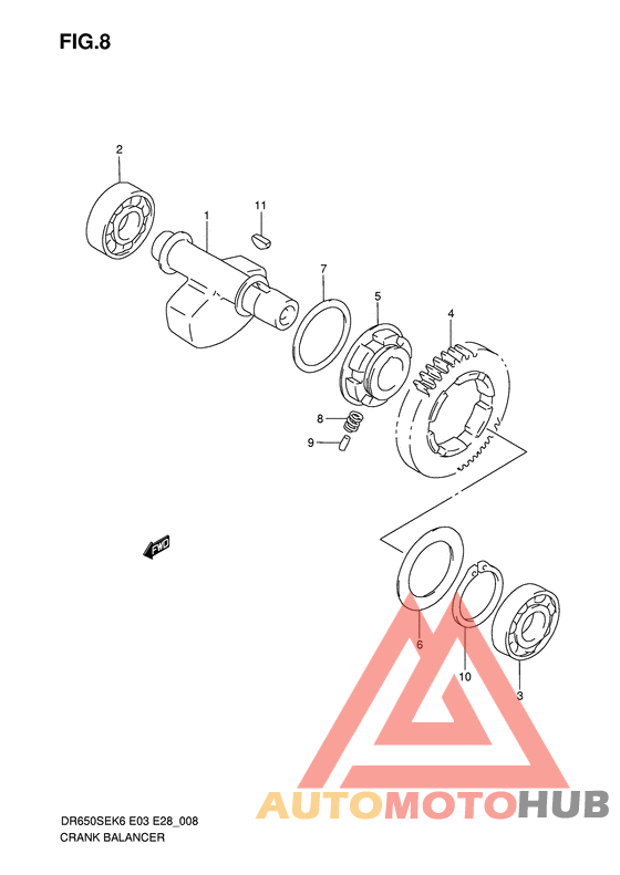 Балансир кривошипа