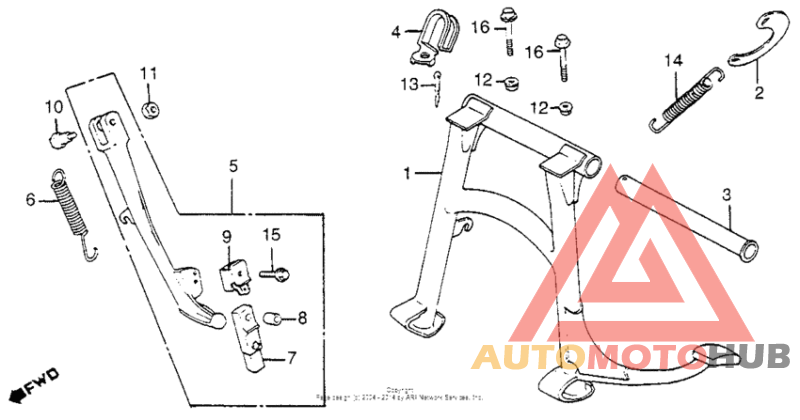 Main stand + side stand