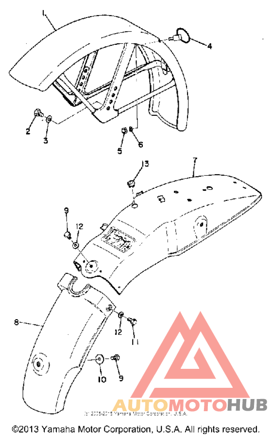 Front fender - rear fender