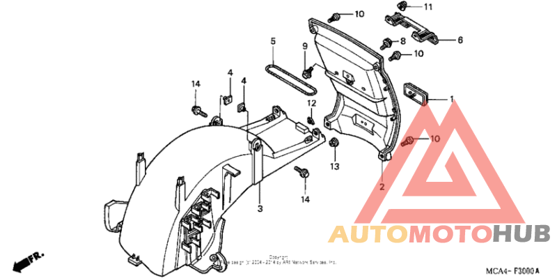 Задний бампер
