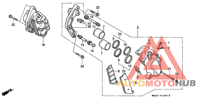Передний суппорт