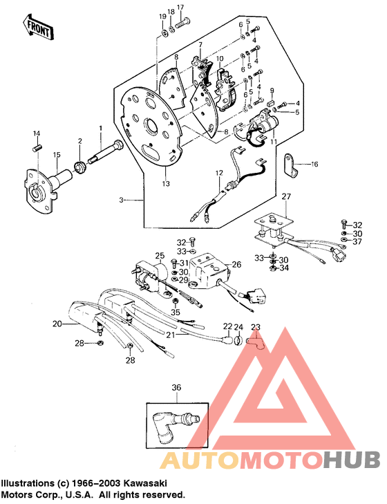 Ignition/regulator/rectifier