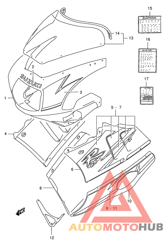 Cowling body